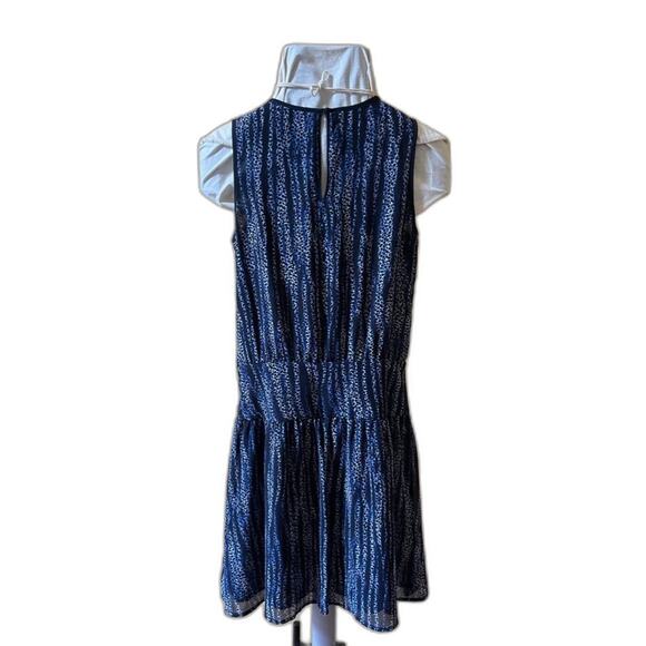 MICHAEL Michael Kors Sleeveless Blue Print Flowy Summer Dress Size 0 - Picture 2 of 4